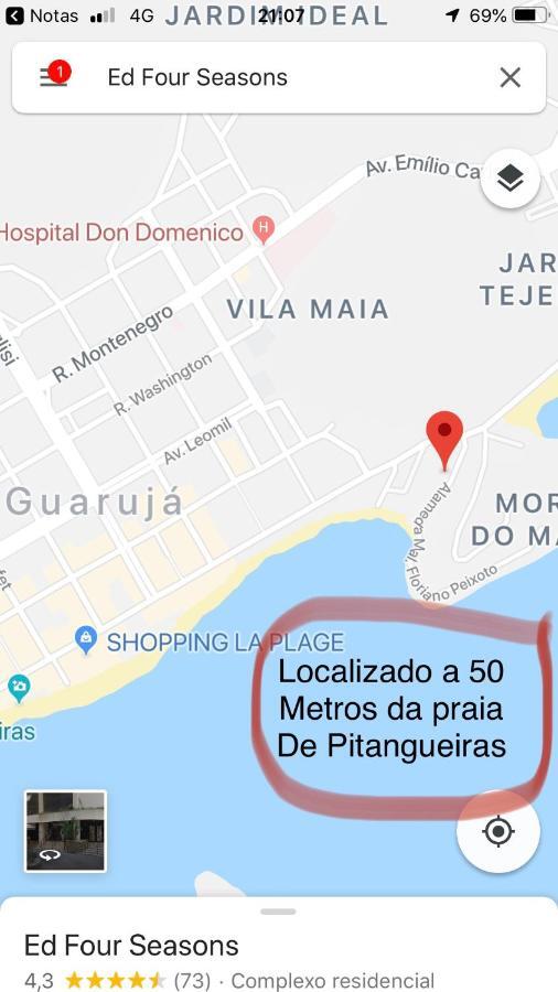 Guaruja Flat Aparthotel Buitenkant foto